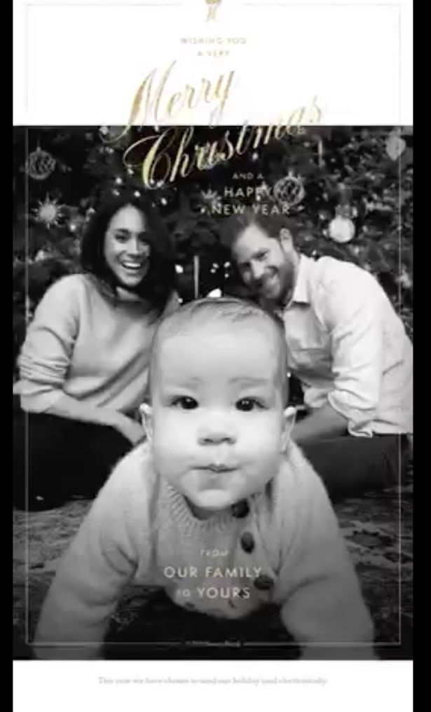 The couple released a family Christmas card earlier this week