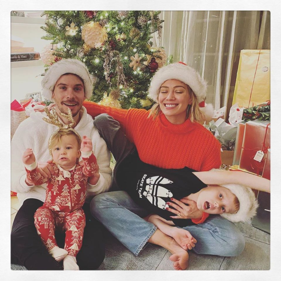  Hilary Duff couldn't have looked happier with her new husband Matthew Koma and her two sons Banks and Luca