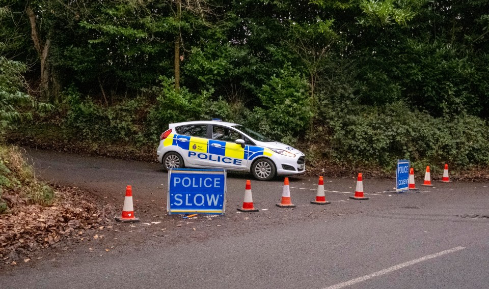 The 32-year-old men were discovered in a tree, close to a farm, shortly before midday