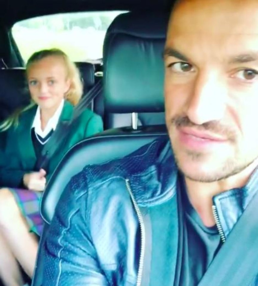  Peter driving Princess to school