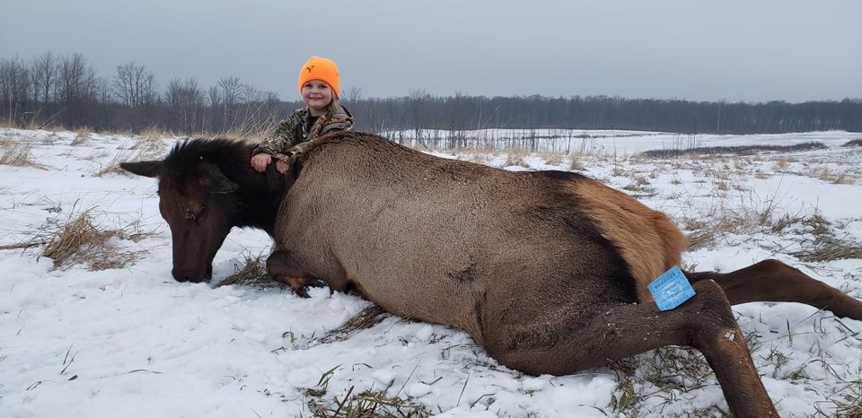 The eight-year-old said she was excited to have set a record