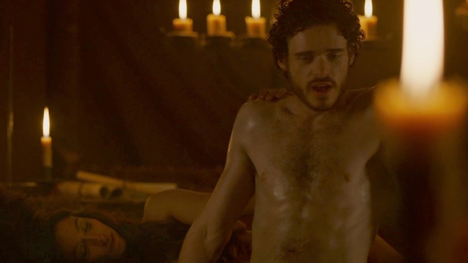 Richard showed off his torso before Robb was killed at The Red Wedding