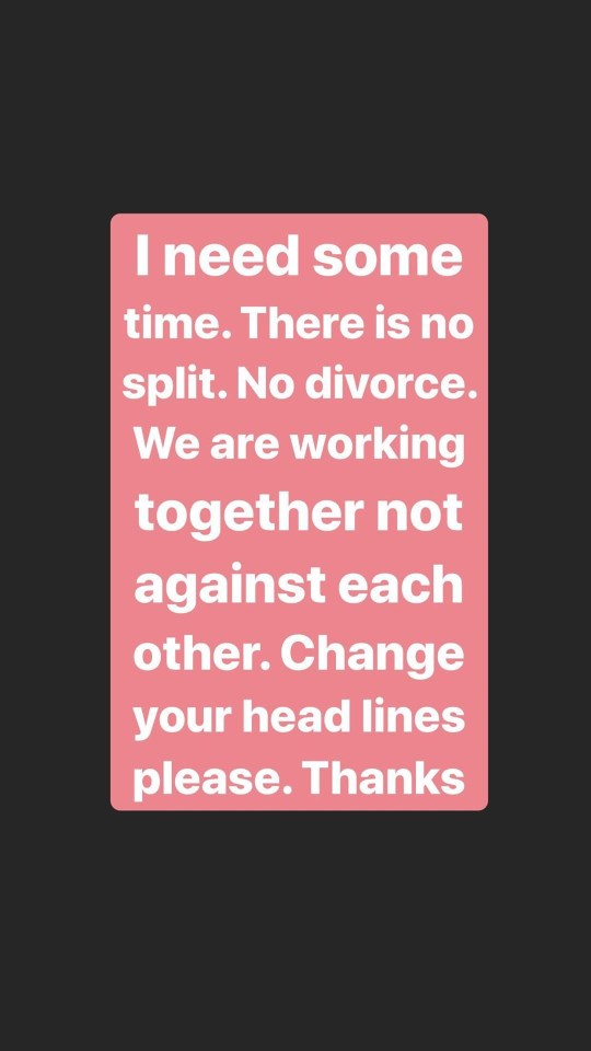  Jossa addressed rumours about her relationship on her Instagram story