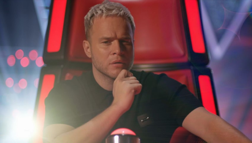  Olly Murs sports a bleach blonde hairdo for the new series of The Voice