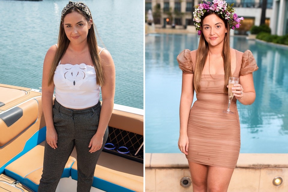  Jacqueline Jossa, this year's I'm a Celeb winner, underwent a dramatic weight loss during her time in the jungle