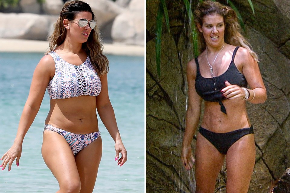  Rebekah Vardy lost 14lbs while in the jungle - and complained she looked too skinny as a result