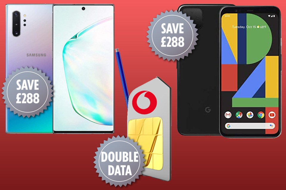  Savings and double data can be found in Vodafone's Big Winter Sale