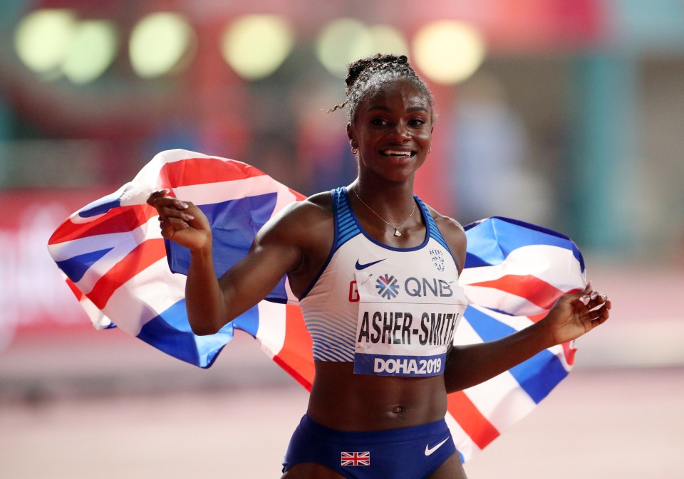  Asher-Smith is the first British woman to win a global sprint title for more than half a century