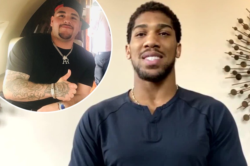 Joshua took a cheeky dig at Ruiz over his party lifestyle during his interview on GMB