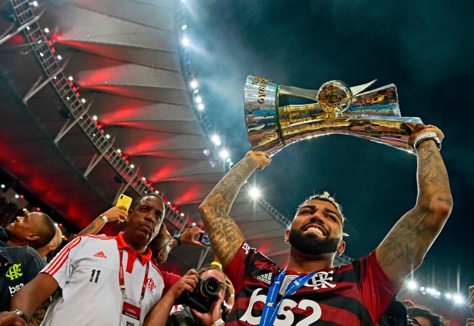 Gabigol won the Brazilian top flight and the Copa Libertadores this season