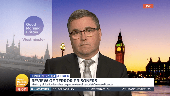  Robert Buckland said ministers were 'looking at' cases of terror suspects due to be released soon from prison