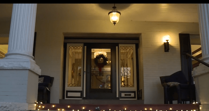  Scott's front porch at his Colorado home