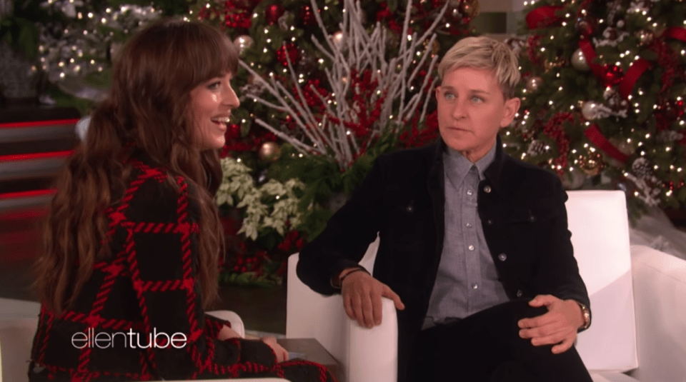  Ellen's face says it all ...