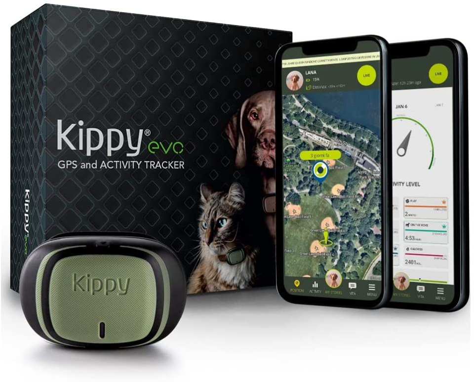 The Kippy Evo is a super light and very accurate pet tracker