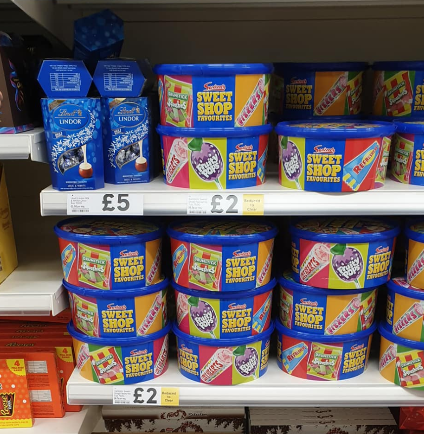  Tubs of Swizzles sweets have been reduced to £2 each