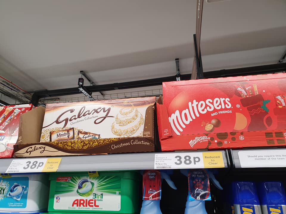  Sharing packs of Galazy Minstrels and Maltesers now cost 38p