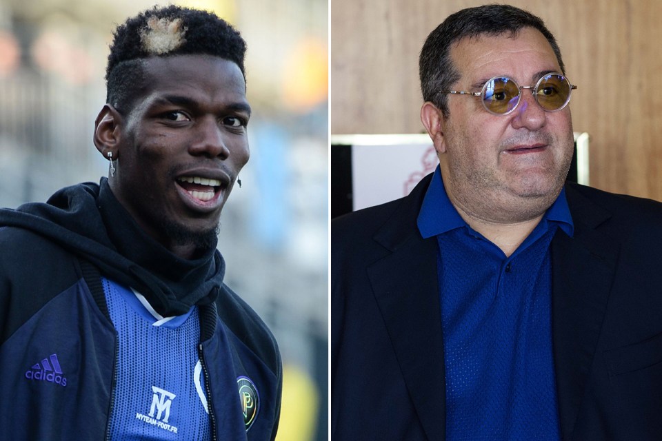  Agent Mino Raiola has revealed that Paul Pogba is happy to remain a Man Utd player next month