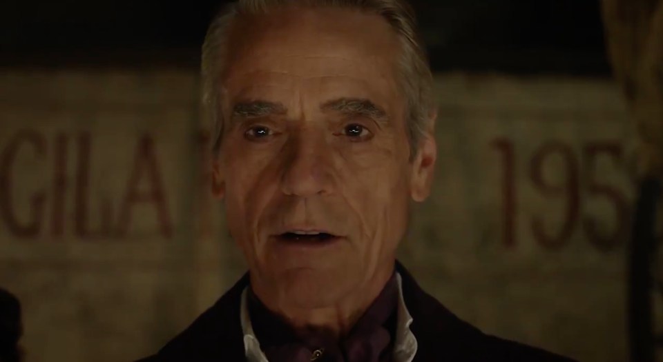  Jeremy Irons plays antagonist Adrian, aka Ozymandias