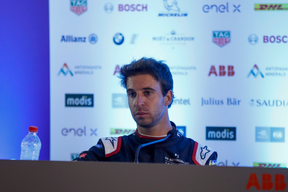  Antonio Felix da Costa showed frustration after the race