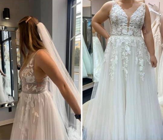 A bride has been slammed for complaining about her bridesmaid getting a very similar wedding dress for her own big day