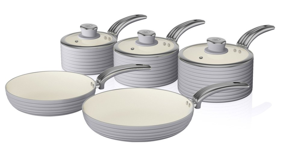 The cleaning sensation purchased these sleek saucepans to complete her grey kitchen