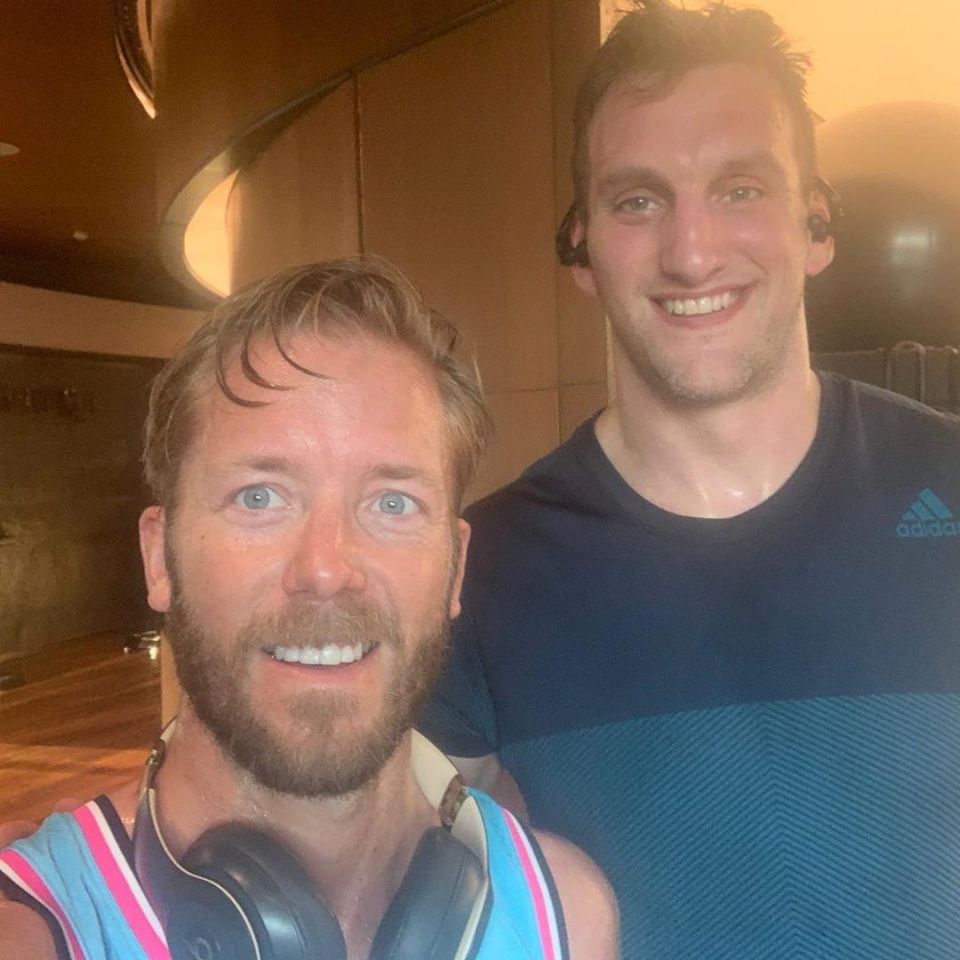  Sam Bird trained with rugby legend Sam Warburton during Formula E's break