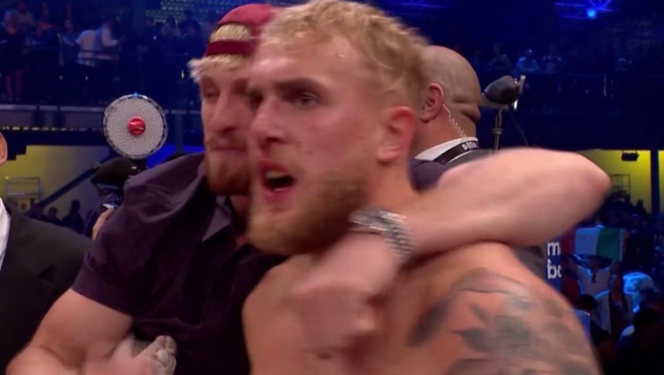  Jake Paul clashed with KSI after his win