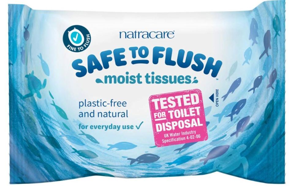  These wipes have a certification from Water UK