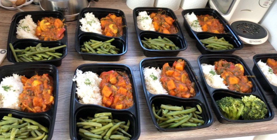 Jenn began meal prepping three months ago after singing up to Slimming World