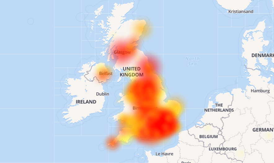  Yahoo Mail users reported issues with the service in these regions on Wednesday morning