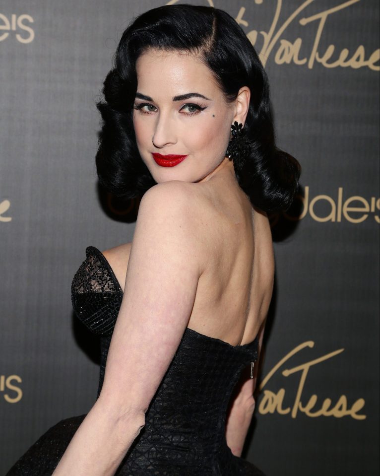 Dita Von Teese attends the Dita Von Teese Lingerie Collection Launch at Bloomingdale's 59th Street Store on March 20, 2014 in New York City. (Photo by Paul Zimmerman/WireImage)