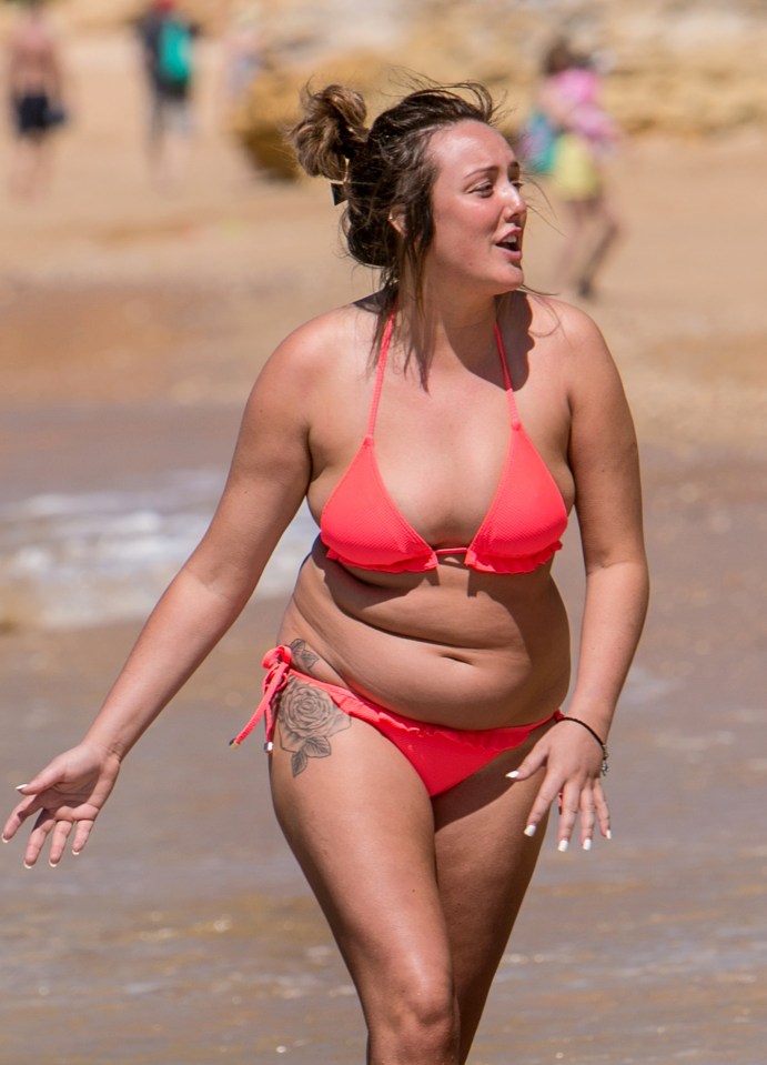  Charlotte Crosby before she slimmed down in 2014