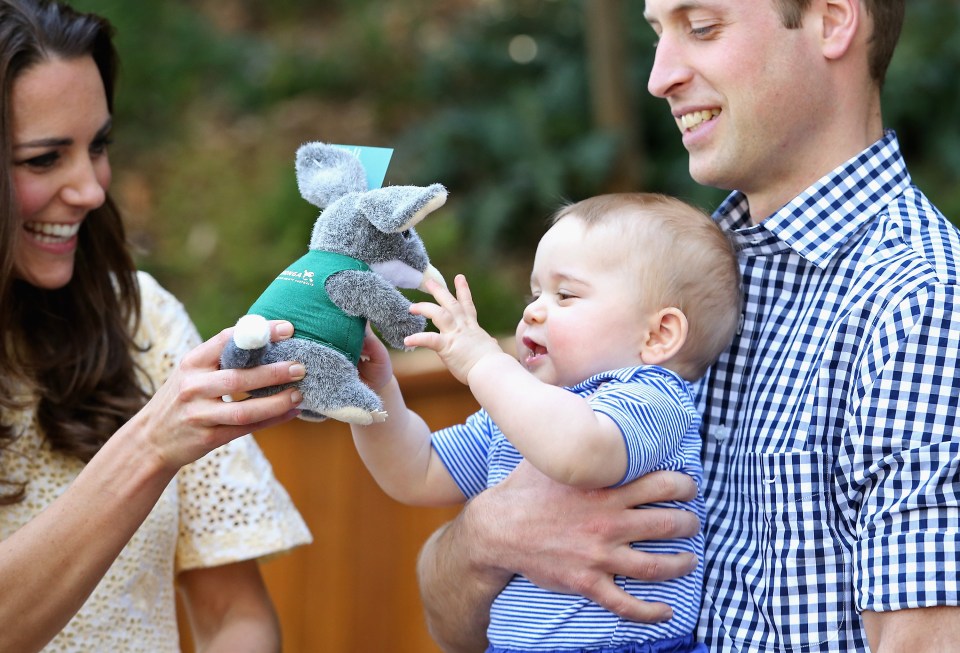 The Duke and Duchess took baby Prince George to Australia on their first royal tour as a family