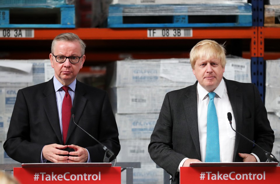  Gove and Boris as part of the Vote Leave campaign