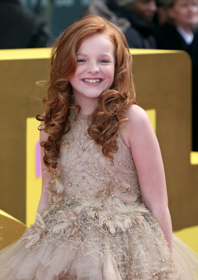  Harley at the premiere of Peppa Pig: The Golden Boots in 2015