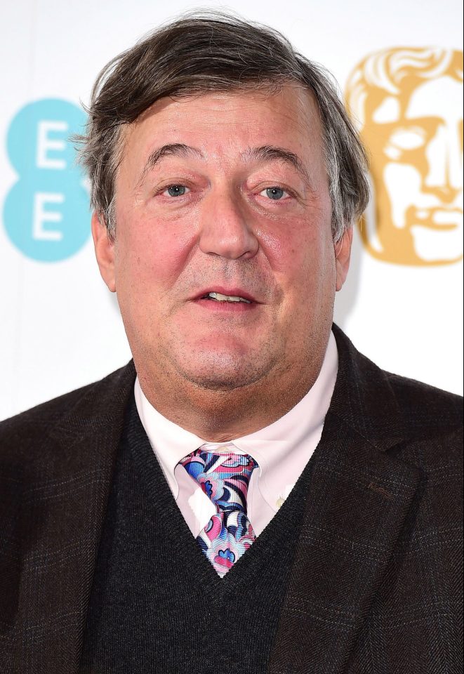  Stephen Fry said he was recovering after having prostate cancer surgery in February 2018