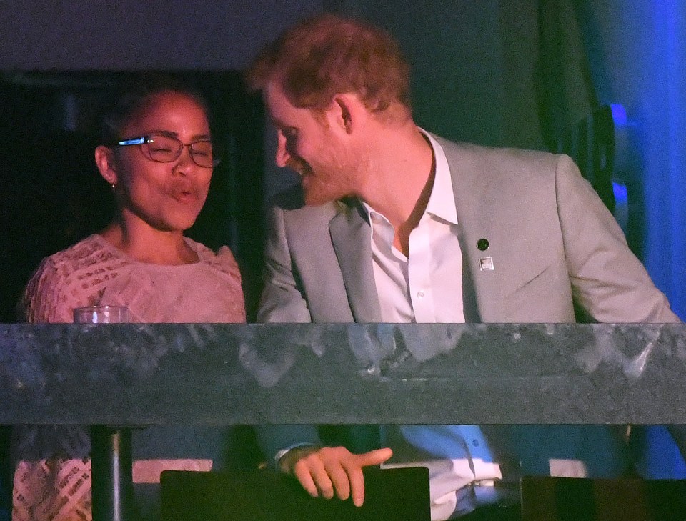  Harry jokes with Doria during the Invictus Games closing ceremony in Toronto in 2017