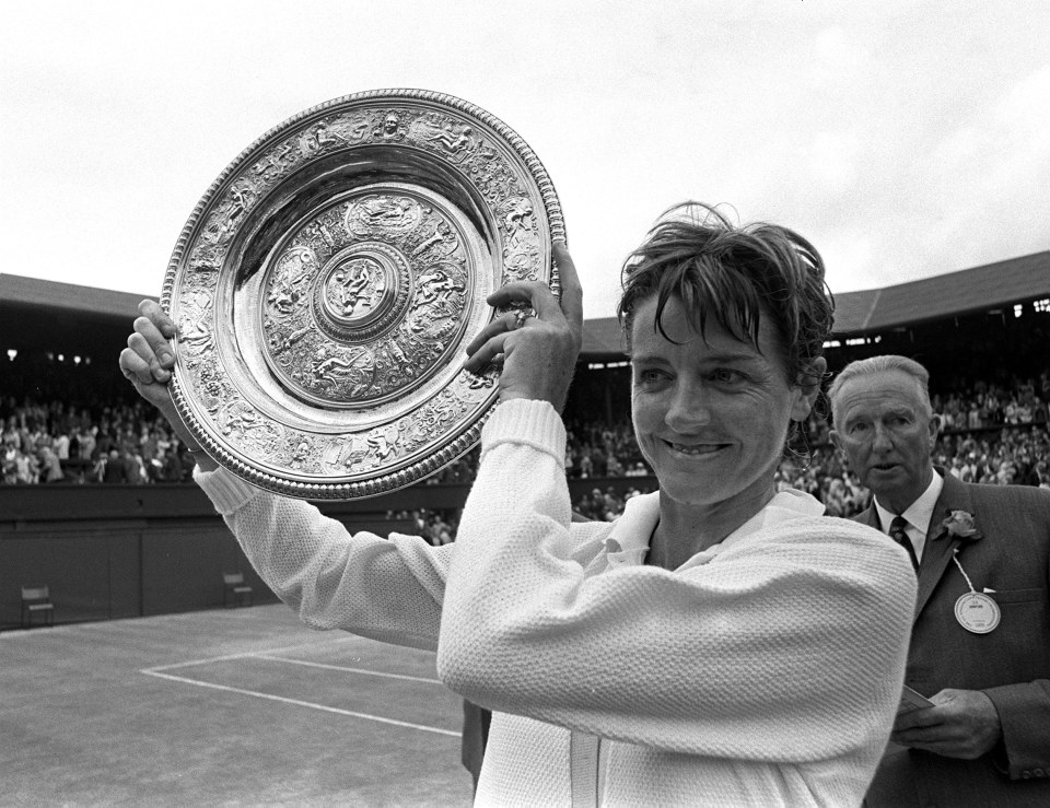  Court won all four tennis majors in 1970, including the Wimbledon singles crown