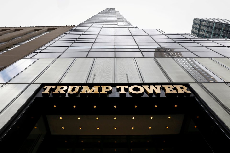 Trump Tower on New York's 5th Avenue is the headquarters of the president's organisation