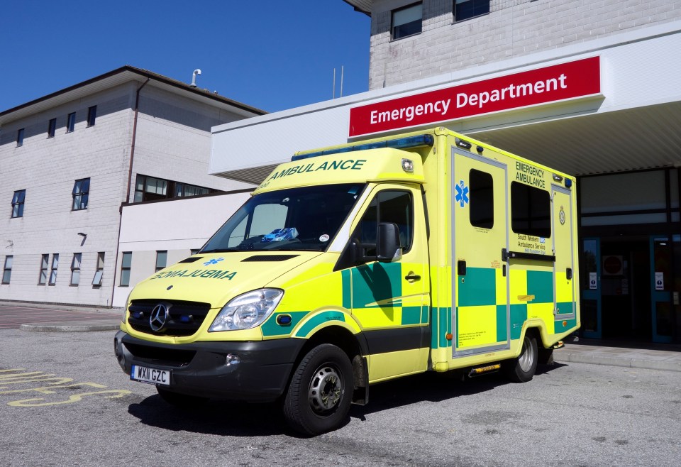  The main entrance to NHS hospital The Royal Cornwall Hospital, Truro