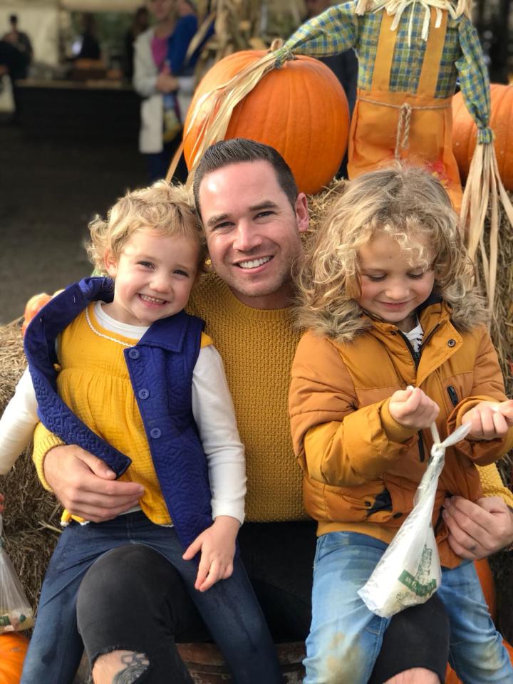  Jett and Bunny spent the festive period with their dad Kieran Hayler