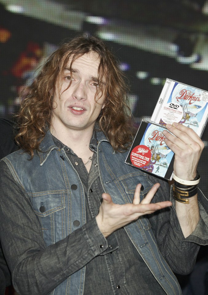 Justin shot to fame as the frontman of The Darkness