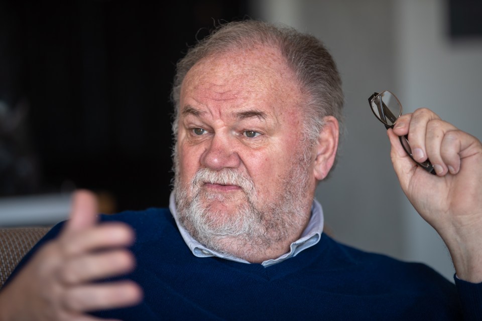 Heartbroken Thomas Markle has revealed his distress at daughter Meghan’s royal exit