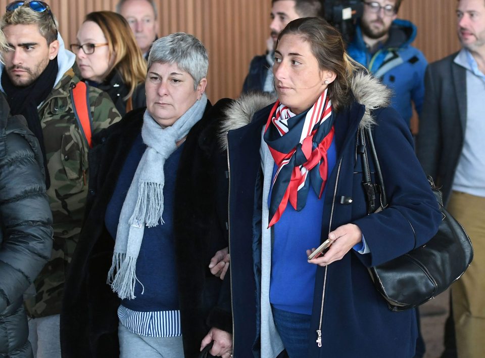  Emiliano Sala's mother Mercedes, left, pictured with his sister Romina will fight on to get a full investigation