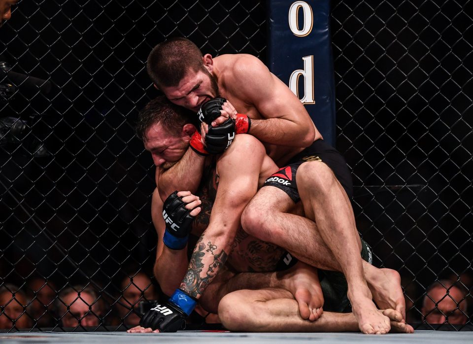  Nurmagomedov beat McGregor in October 2018 with a fourth round submission