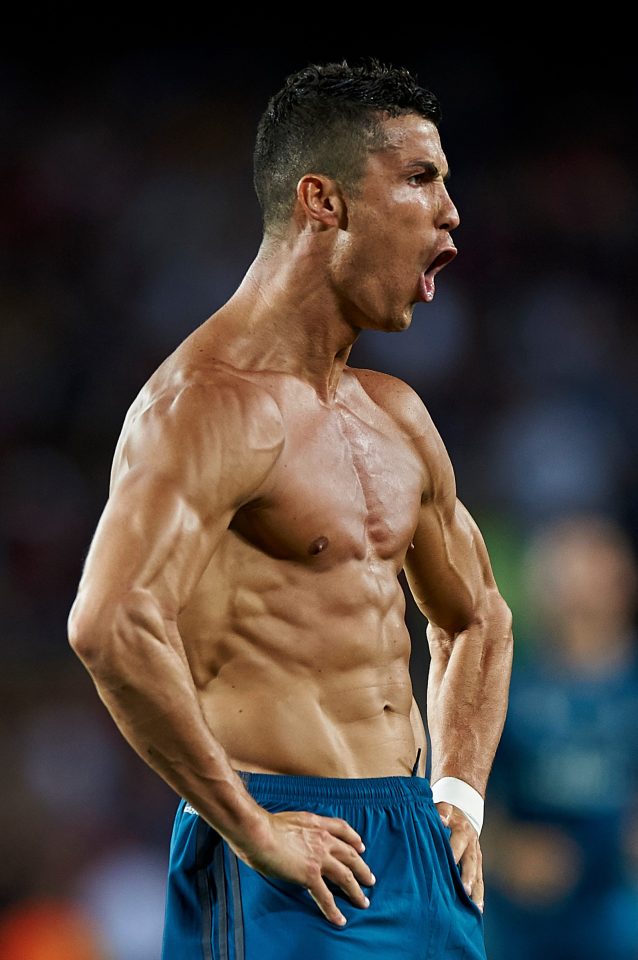  Thanks to a strict diet and rigorous exercise regime Ronaldo has transformed his body