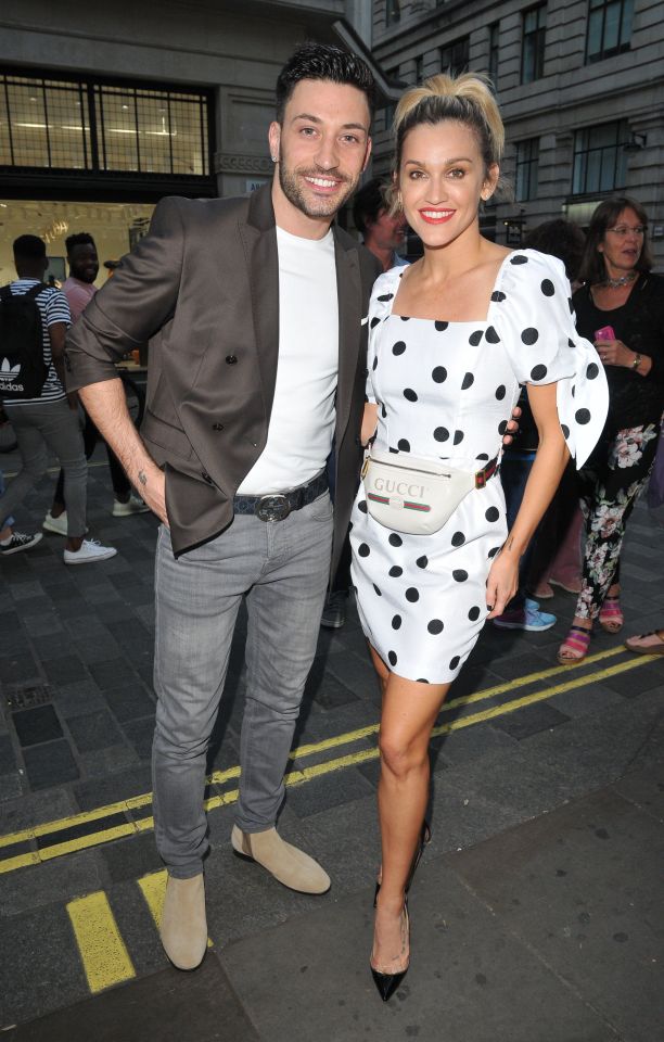  Giovanni Pernice and Ashley Roberts 'Remembering The Movies' show opening night, London Palladium, London, last April