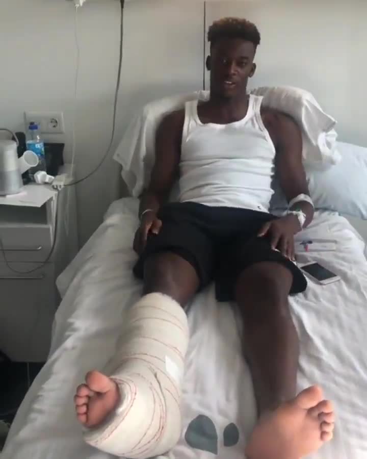  Callum Hudson-Odoi spent a lengthy stint on the sidelines after he ruptured his Achilles tendon