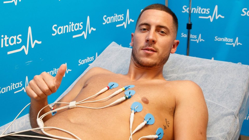  When Eden Hazard arrived at Real Madrid he was seven kilograms overweight