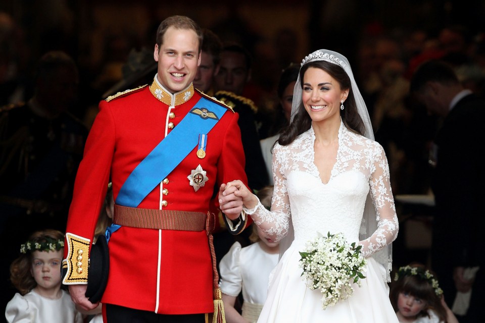 Kate and William tied the knot in a stunning ceremony at Westminster Abbey in 2011